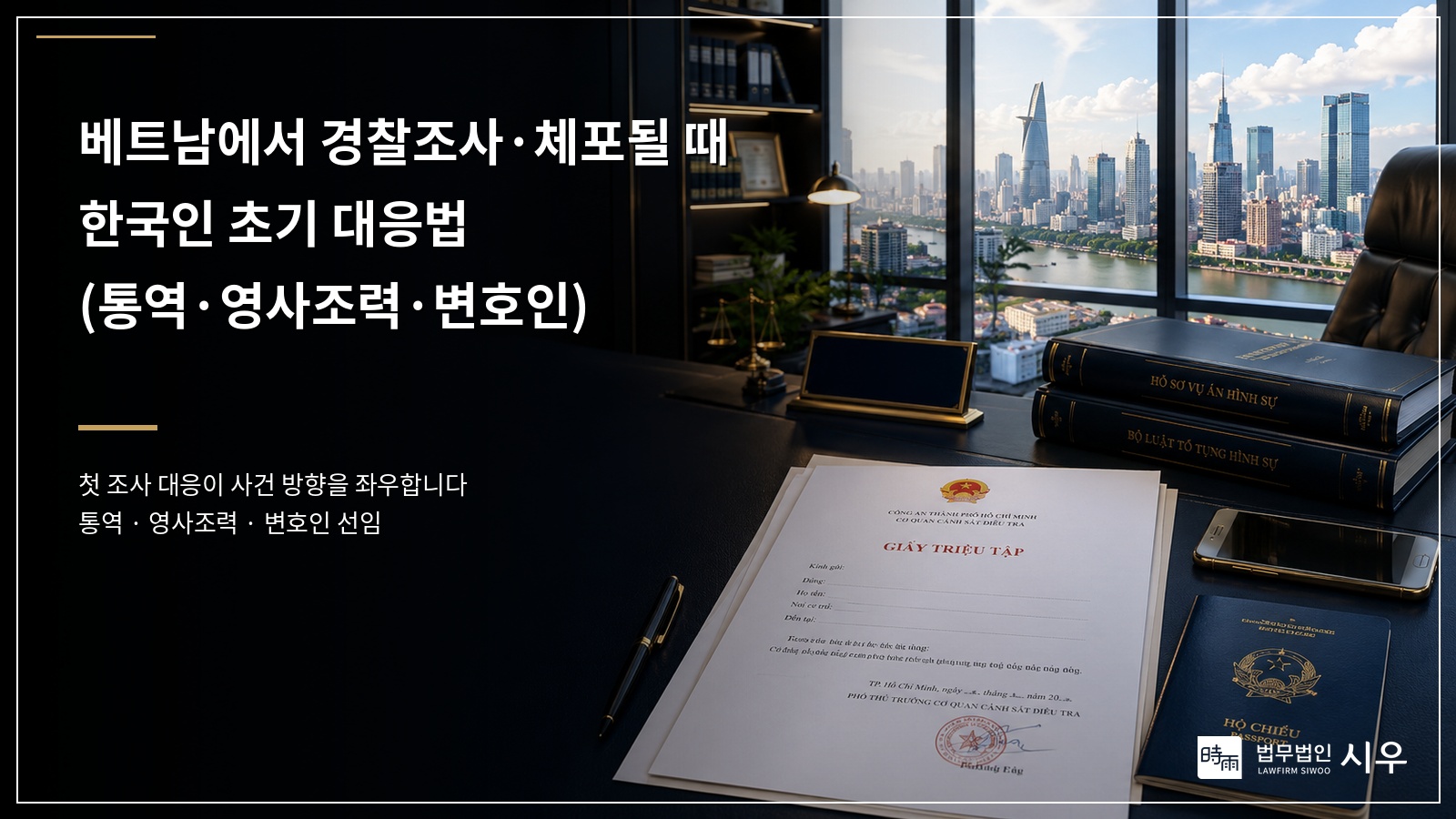 베트남에서 경찰조사·체포될 때 한국인 초기 대응법 (통역·영사조력·변호인)
