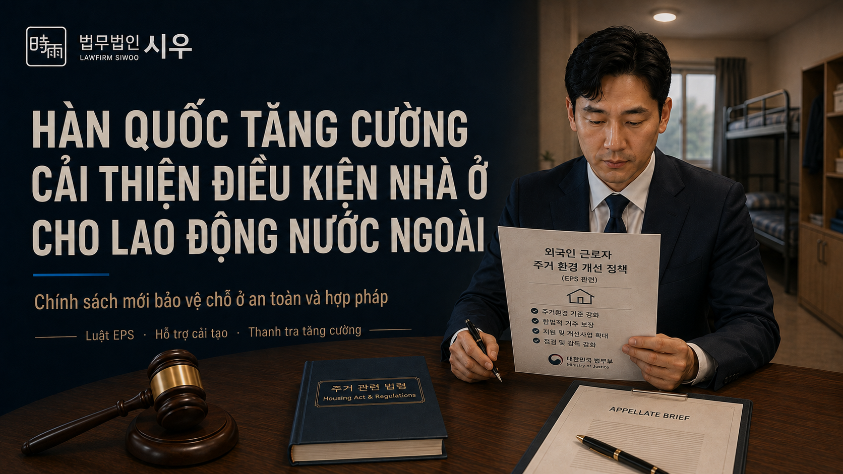 Hàn Quốc tăng cường cải thiện điều kiện nhà ở cho lao động nước ngoài