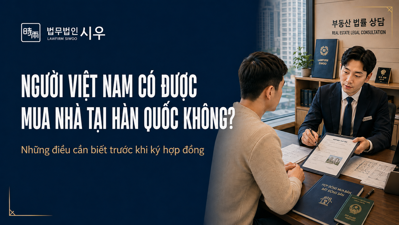 Người Việt Nam có được mua nhà tại Hàn Quốc không? Những điều cần biết trước khi ký hợp đồng