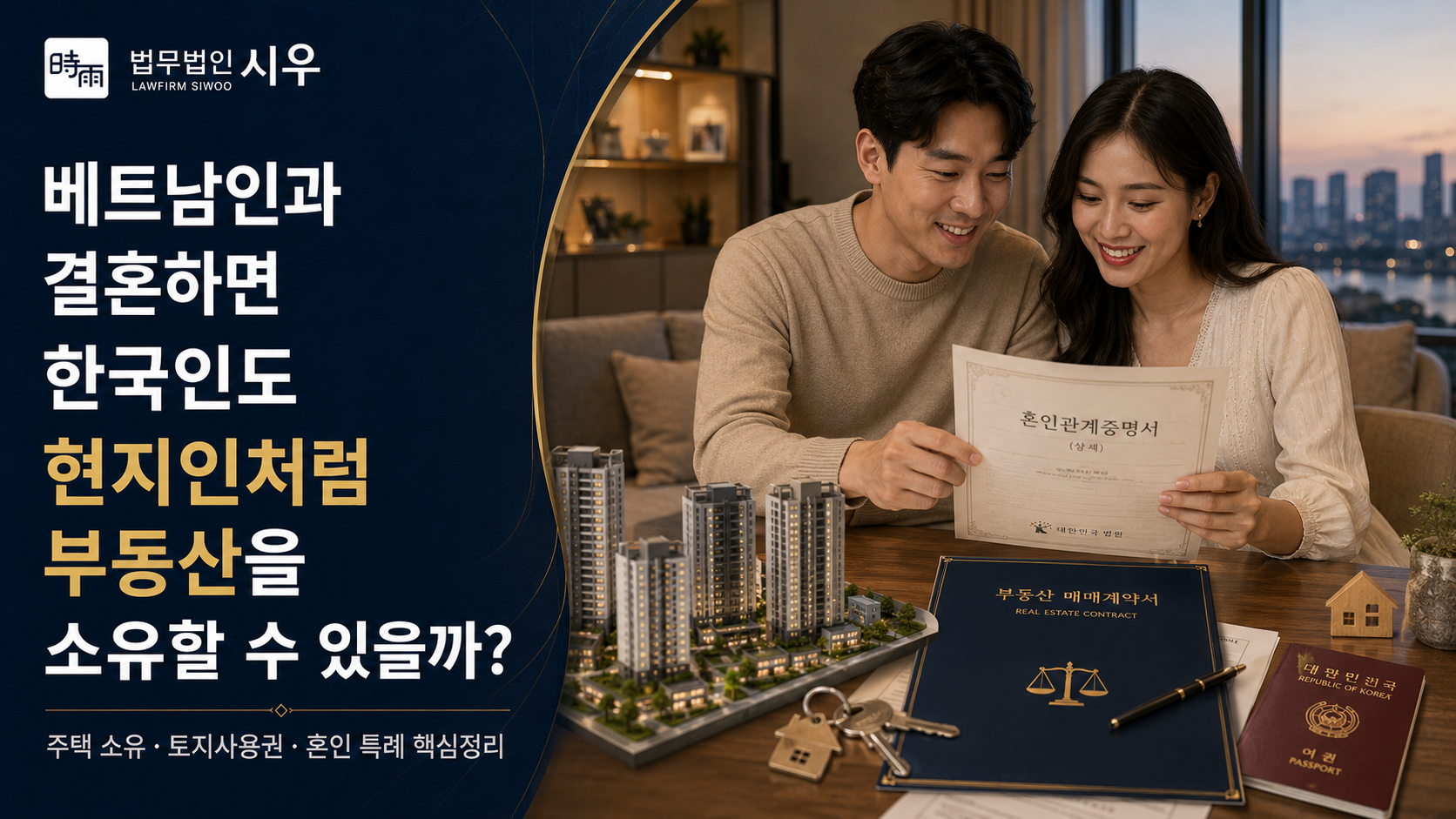 베트남인과 결혼하면 한국인도 현지인처럼 부동산을 소유할 수 있을까?