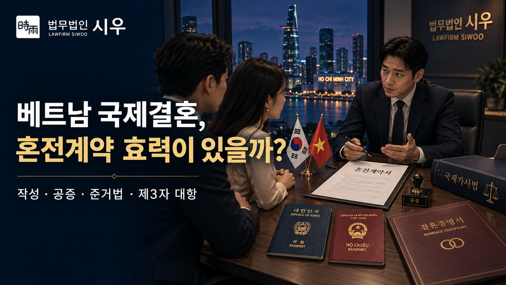 베트남 국제결혼, 혼전계약 효력이 있을까? — 작성·공증·준거법 총정리