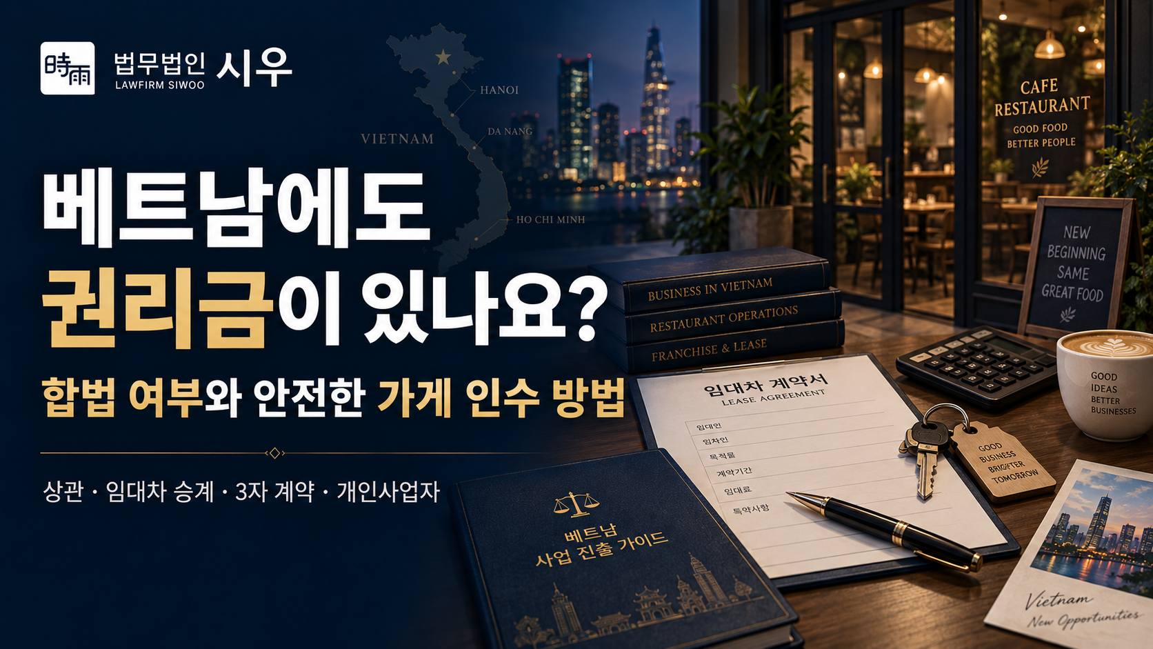 베트남에도 권리금이 있나요? 합법 여부와 안전한 가게 인수 방법