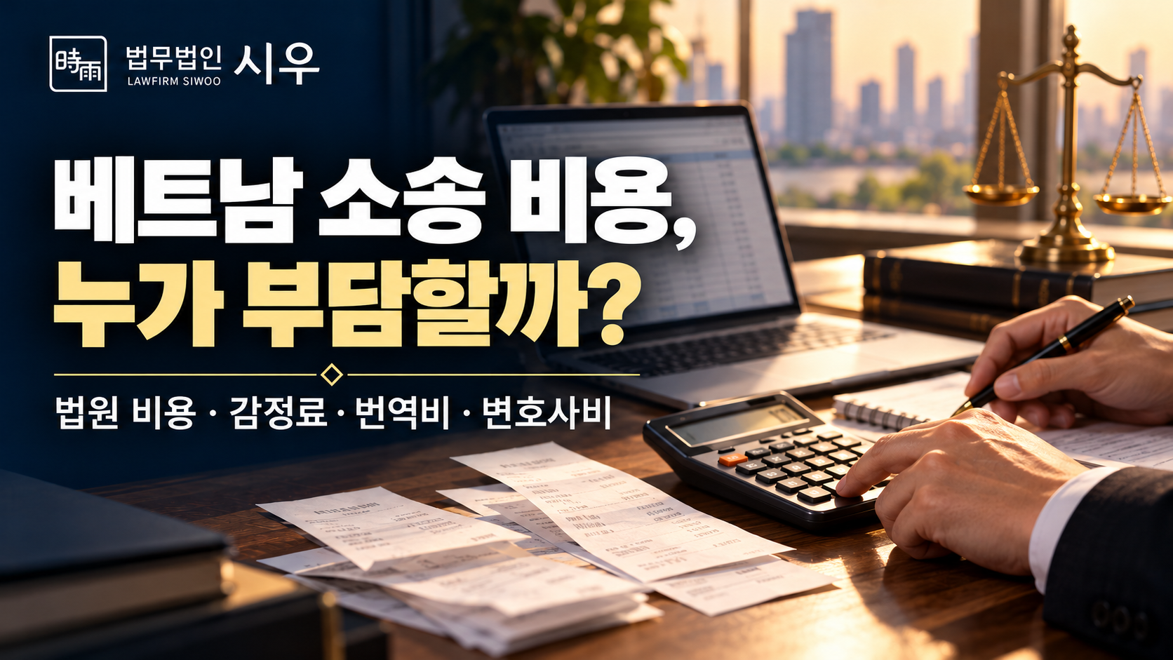 베트남 소송 비용은 누가 부담할까? — 인지대·감정료·번역비·변호사비 정리